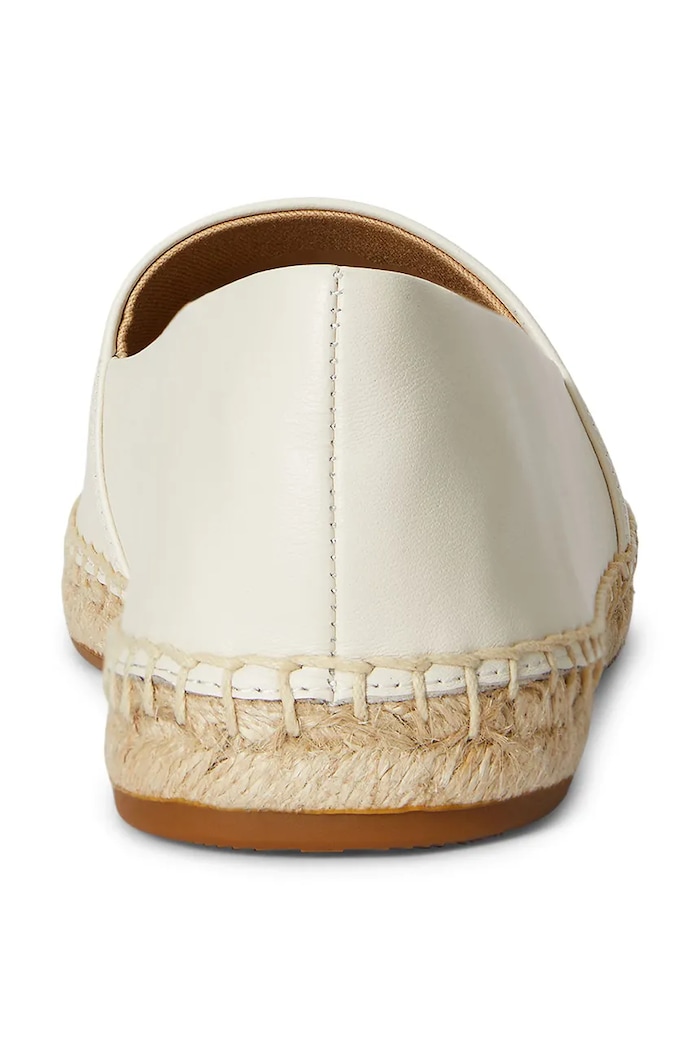 Lauren Ralph Lauren espadryle skórzane Cameryn Lg 2 beżowy 802P04415004.100