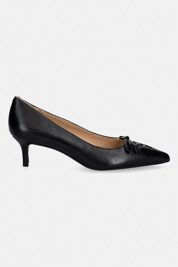 Lauren Ralph Lauren kožené lodičky Adrienne 802P06371001.001 čierna SS26