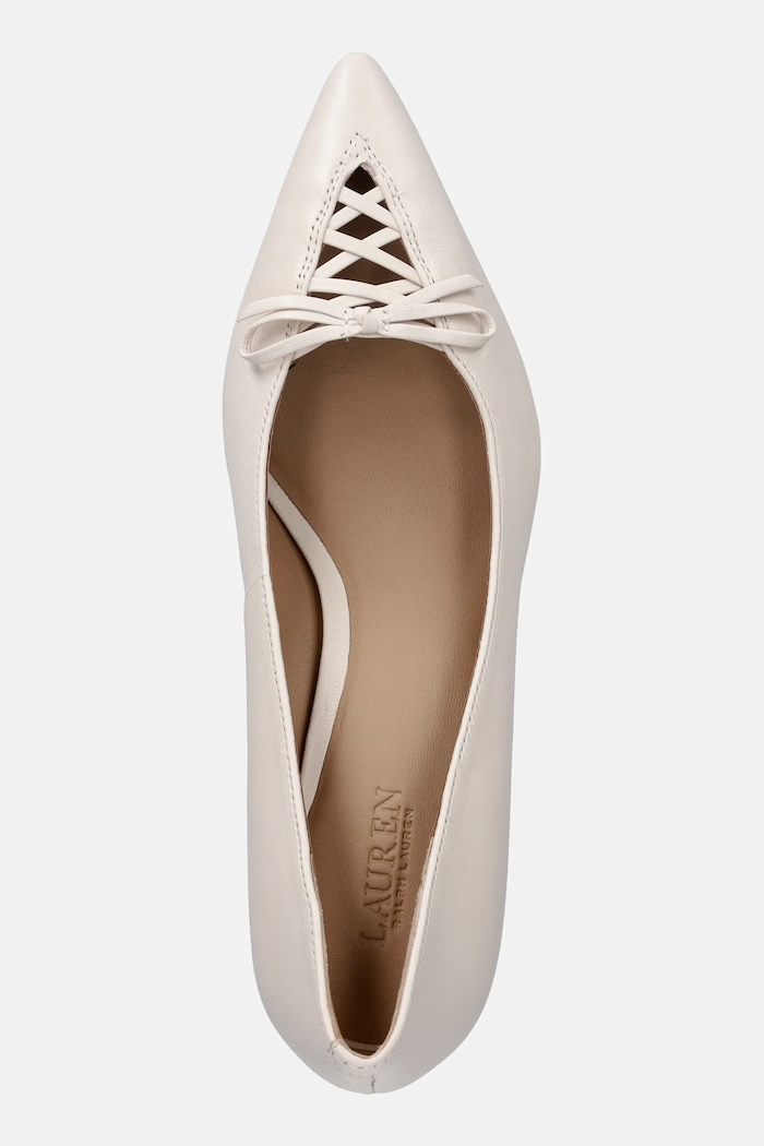 Lauren Ralph Lauren stiletto piele Adrienne bej 802P06371004.100