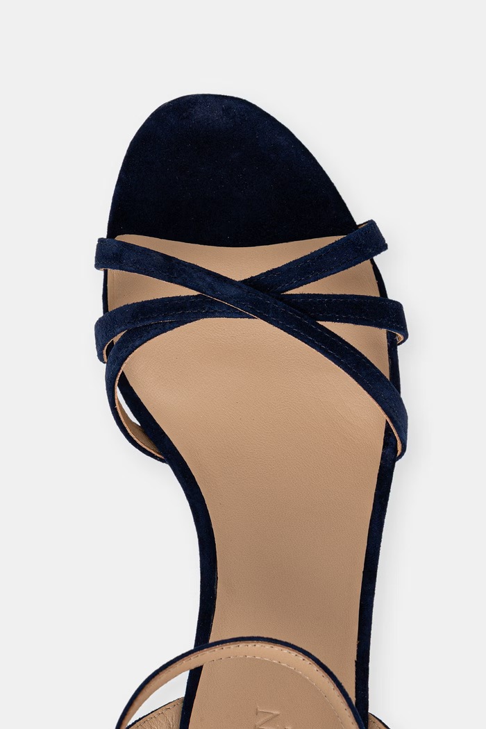 Lauren Ralph Lauren Сандали велурени Kendyl Kttn тъмносин 802P06395001.410
