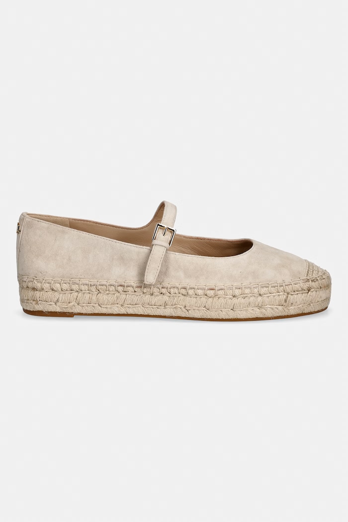 Lauren Ralph Lauren dámske semišové espadrilky Luize Mj 802P06401001.270 béžová SS26