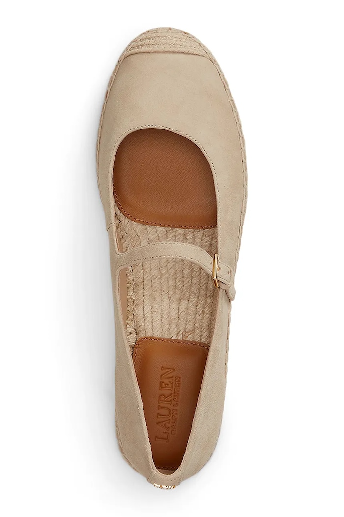 Obuv Lauren Ralph Lauren espadrilky dámske semišové Luize Mj 802P06401001.270 béžová