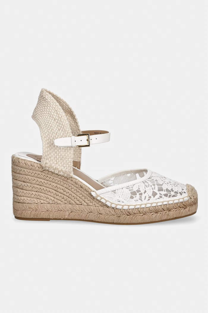Lauren Ralph Lauren dámske espadrilky Robby 802P06403001.100 biela SS26