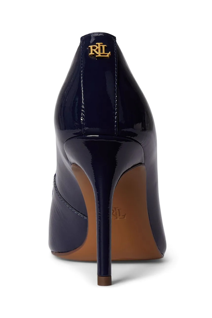 Încălțăminte Lauren Ralph Lauren pantofi stiletto din piele Lindella II 802P10268001.410 bleumarin
