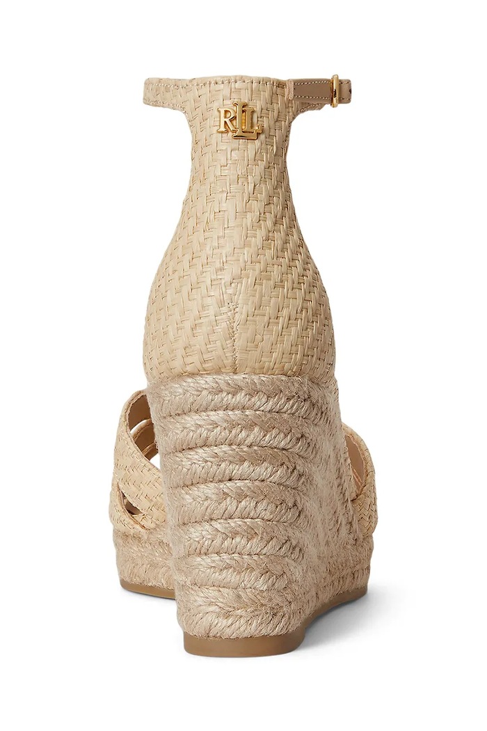 Obuv Lauren Ralph Lauren sandále na platforme po celej dĺžke Nellie 802P10424001.101 béžová