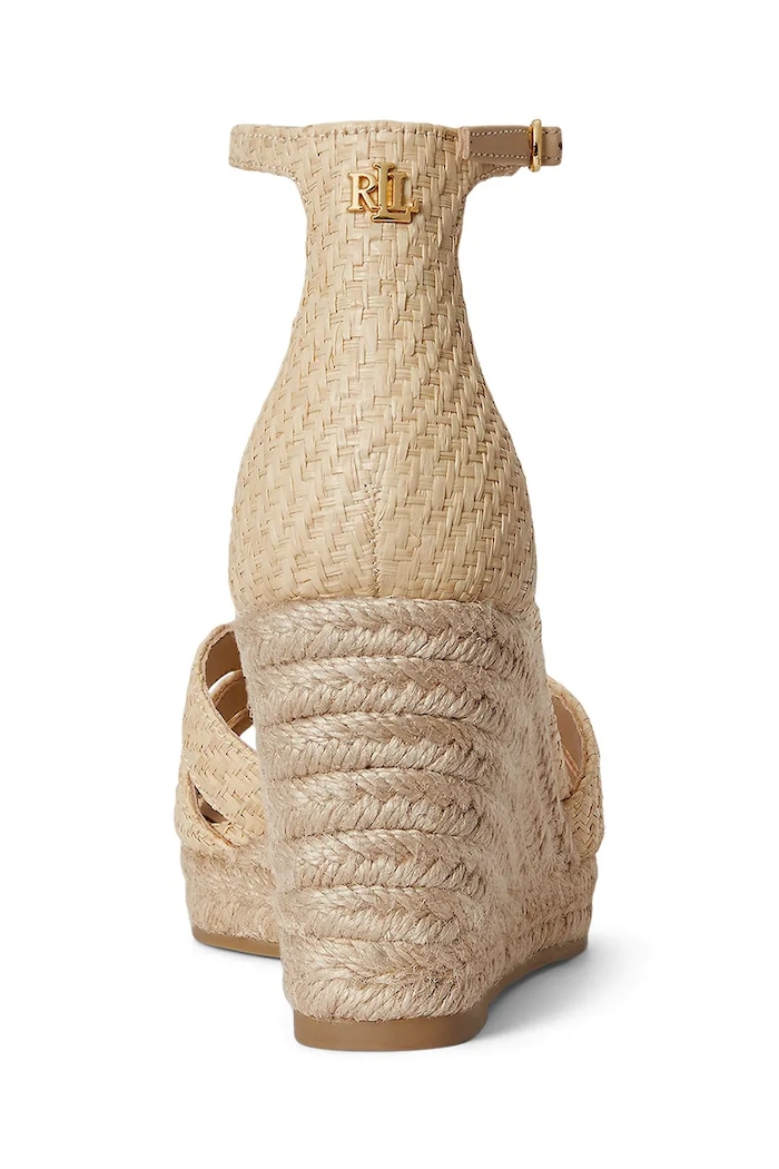 Obuv Lauren Ralph Lauren sandále na platforme po celej dĺžke Nellie 802P10424001.101 béžová