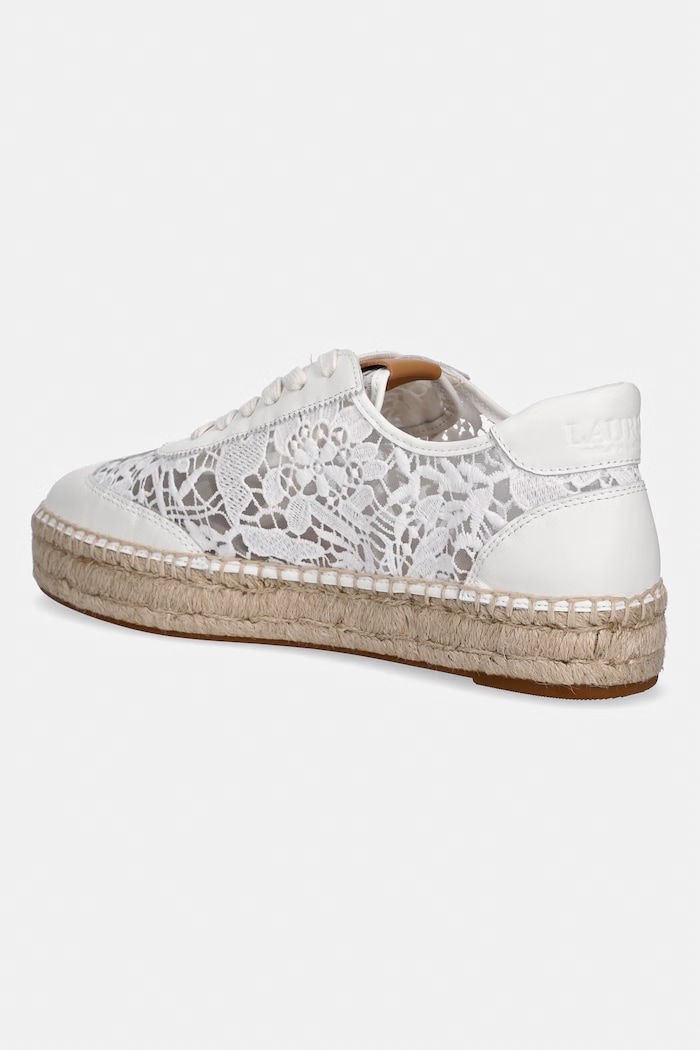 Încălțăminte Lauren Ralph Lauren Luize Sneaker sneakers femei 802P10496001.100 alb