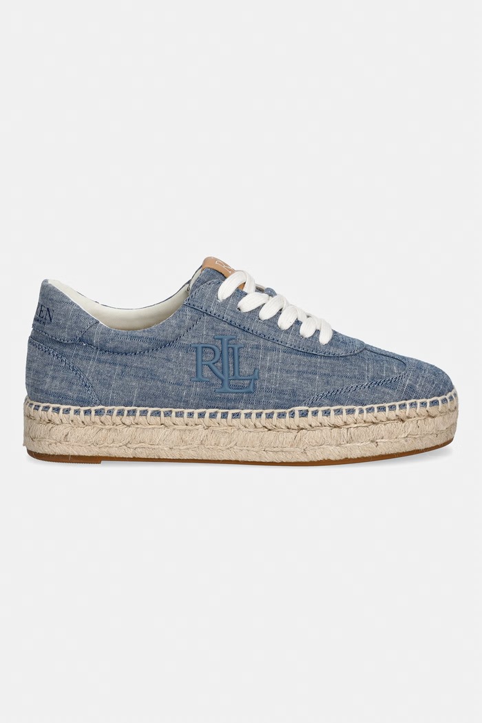 Lauren Ralph Lauren tenisky dámske Luize Sneaker 802P10497001.400 modrá SS26