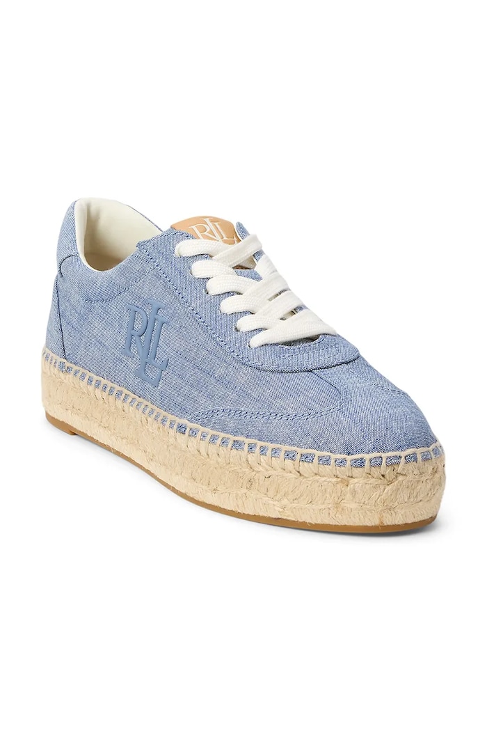 Lauren Ralph Lauren tenisky dámske Luize Sneaker 802P10497001.400 modrá SS26