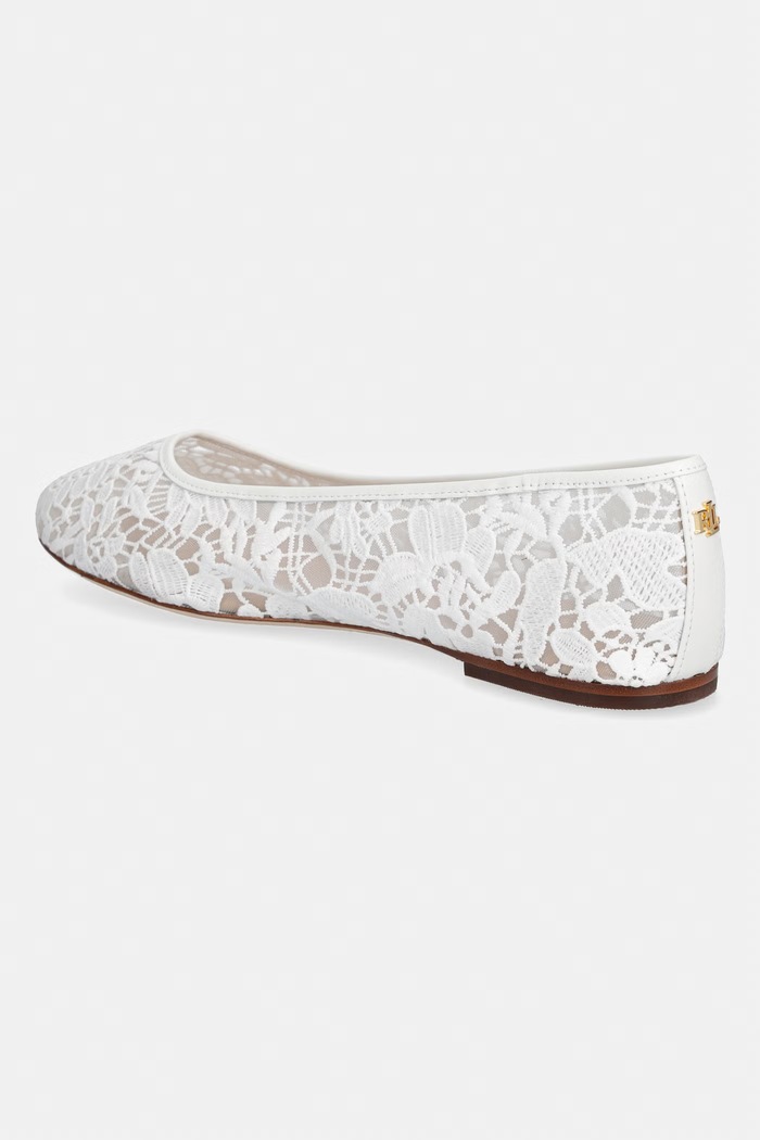 Obuv Lauren Ralph Lauren baleríny Jayna 4 802P10533001.100 biela