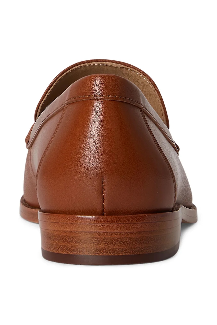 Lauren Ralph Lauren mokasini ženski usnjeni Blaike Loafer rjava 802P10534002.200