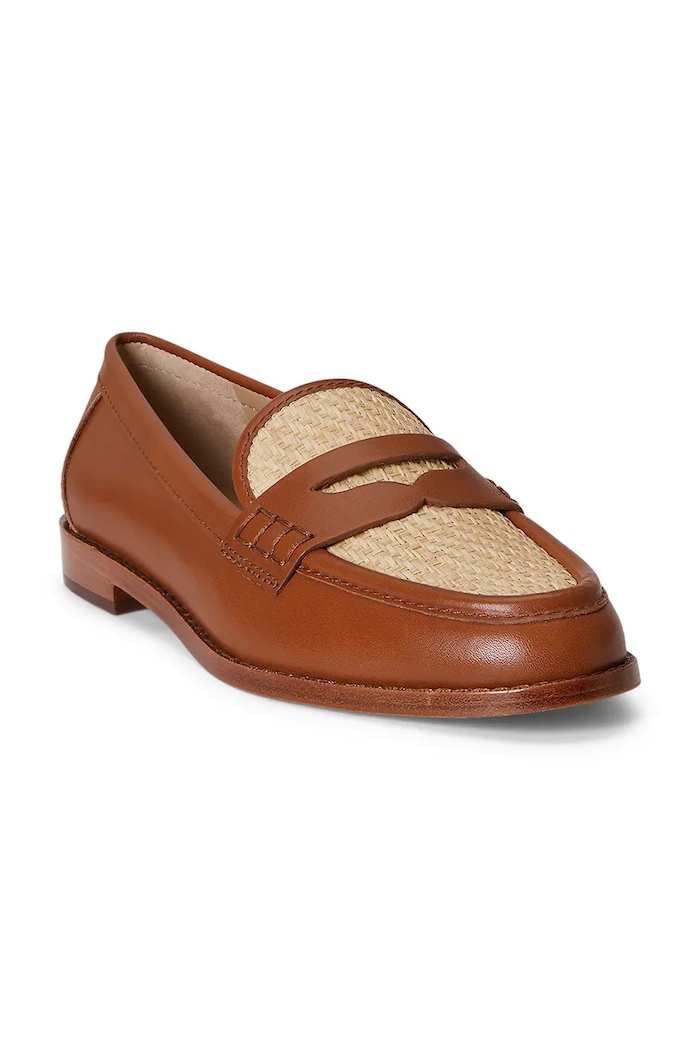 Lauren Ralph Lauren mocasini pentru femei Wynnie 802P10536001.200 maro SS26