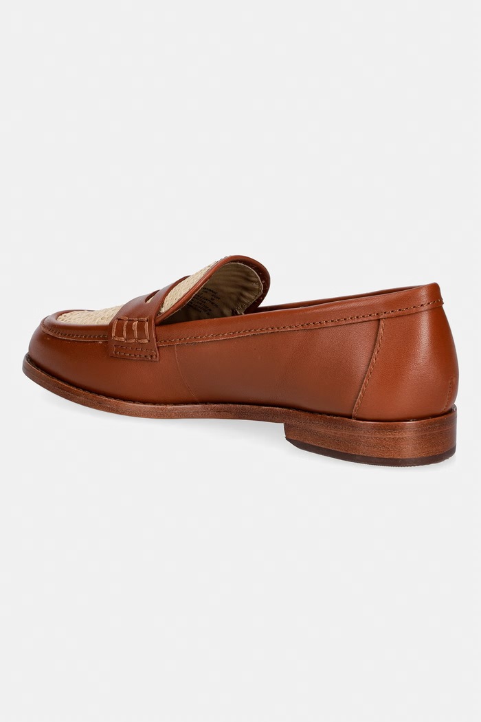 Cipők Lauren Ralph Lauren női mokaszin Wynnie 802P10536001.200 barna