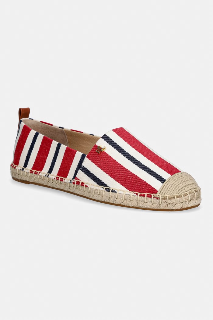 Lauren Ralph Lauren espadrily dámske Cameryn III červená 802P10631002.600