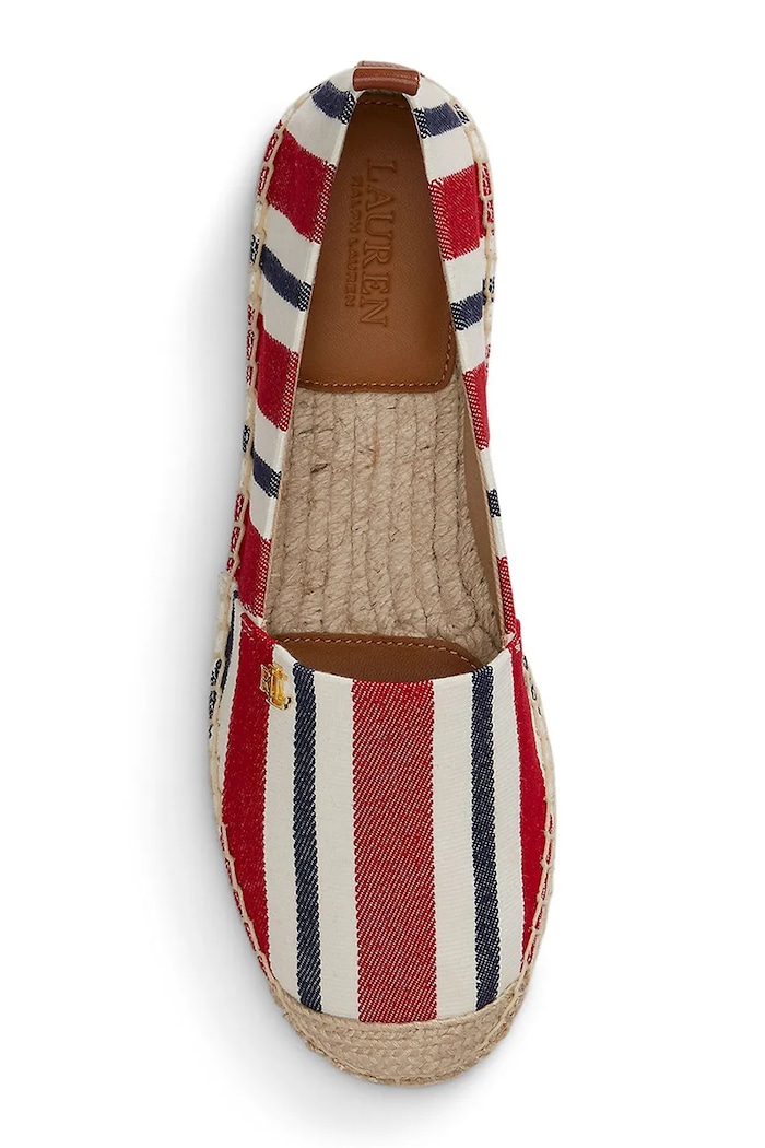 Obuv Lauren Ralph Lauren espadrily dámske Cameryn III 802P10631002.600 červená