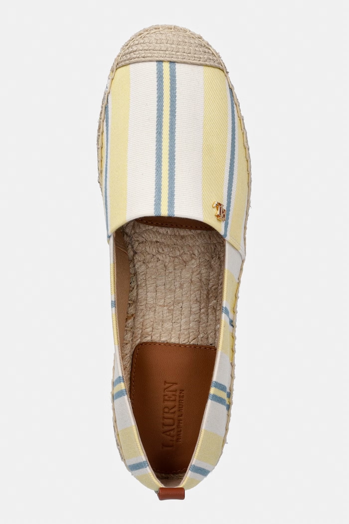 Lauren Ralph Lauren espadrilky dámske Cameryn III žltá 802P10631003.700