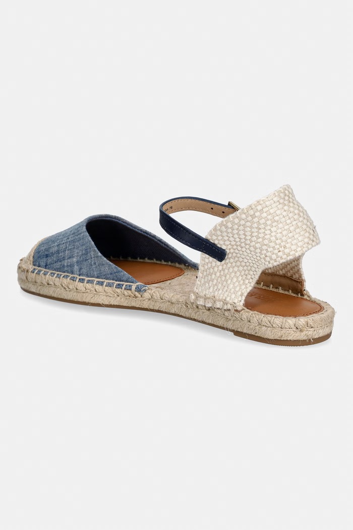 Cipők Lauren Ralph Lauren női espadrillák Robby Flat 802P10637001.400 kék