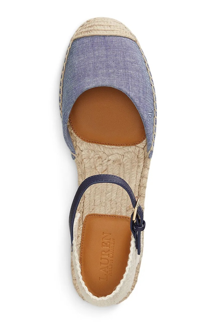 Обувь Lauren Ralph Lauren эспадрильи для женщин Robby Flat 802P10637001.400 голубой