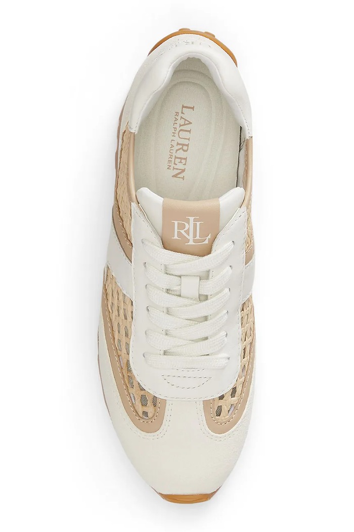 Încălțăminte Lauren Ralph Lauren Dani sneakers pentru femei 802P11008001.999 bej