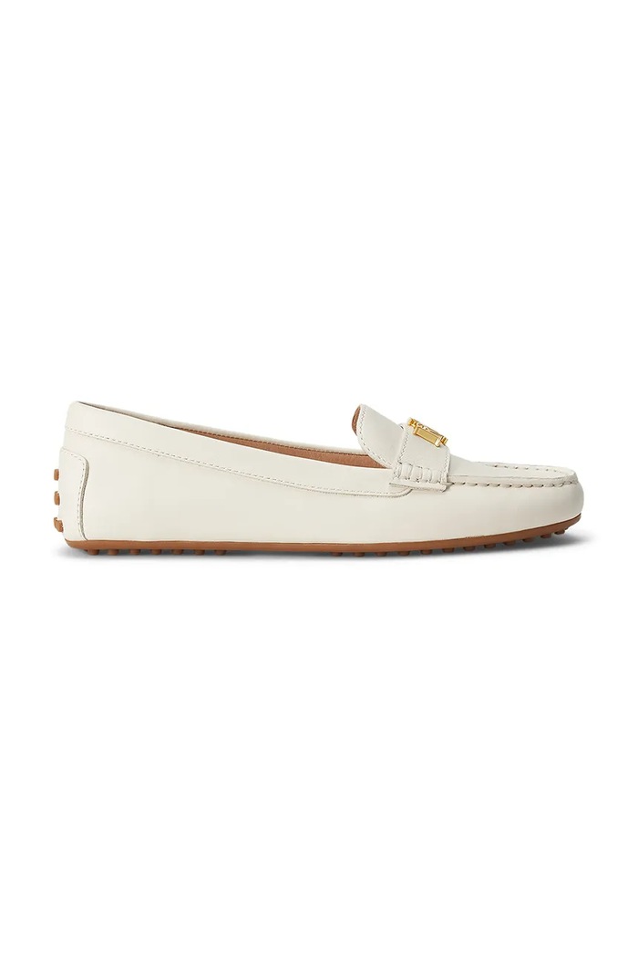 Lauren Ralph Lauren női bőr mokaszin Barnsbury bézs 802852847025.100