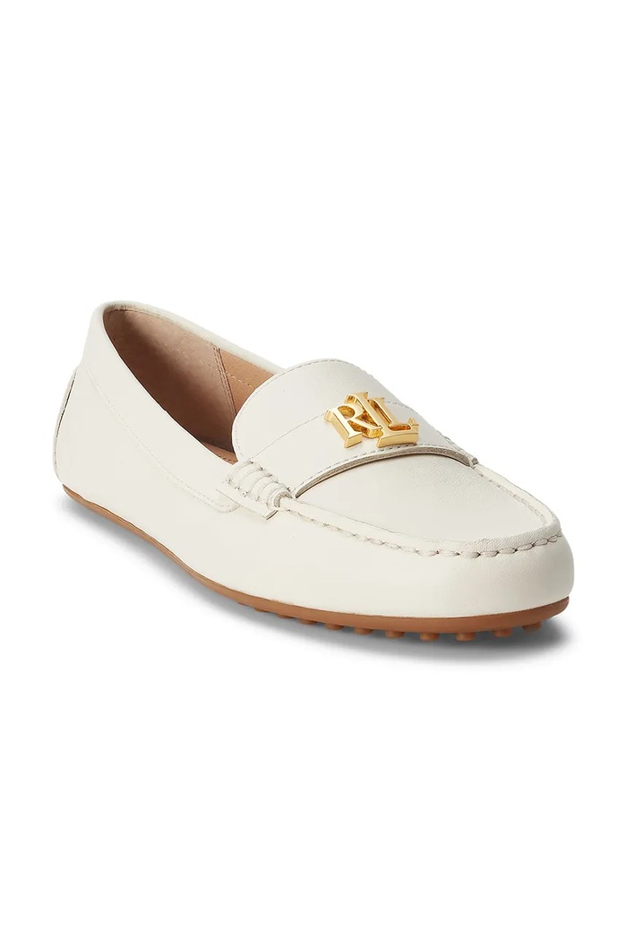 Lauren Ralph Lauren női bőr mokaszin Barnsbury 802852847025.100 bézs SS26