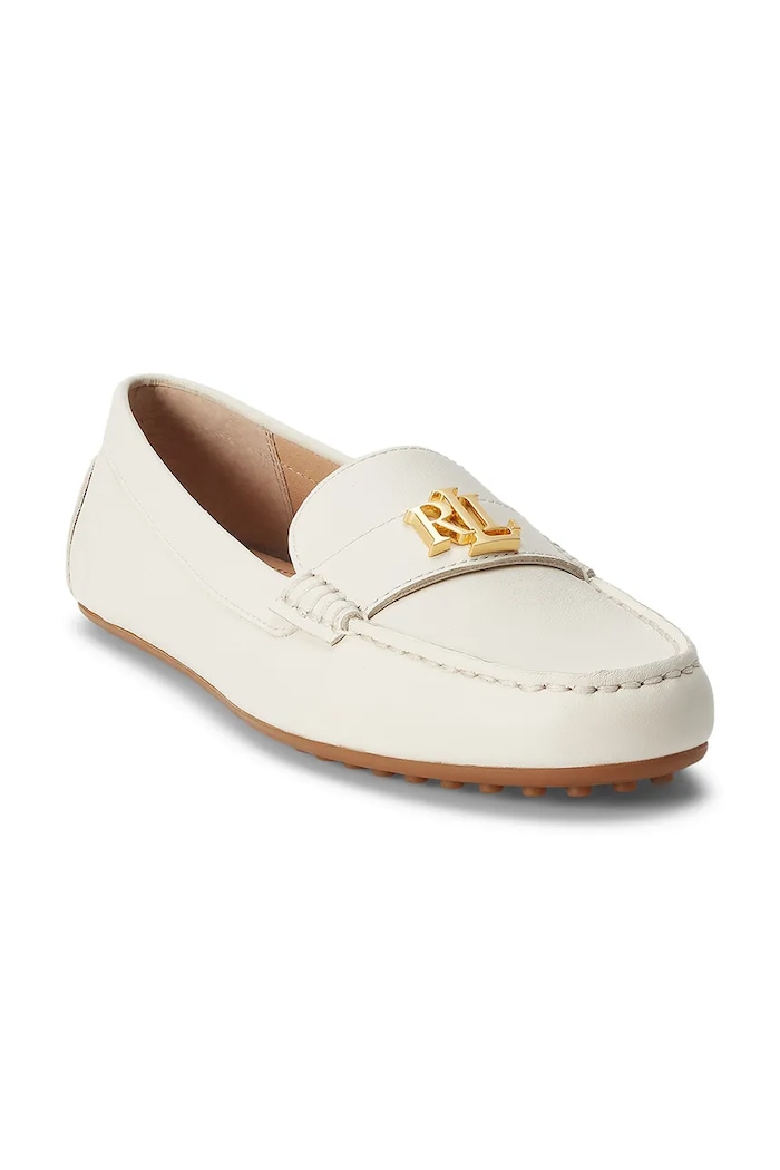 Lauren Ralph Lauren női bőr mokaszin Barnsbury 802852847025.100 bézs SS26