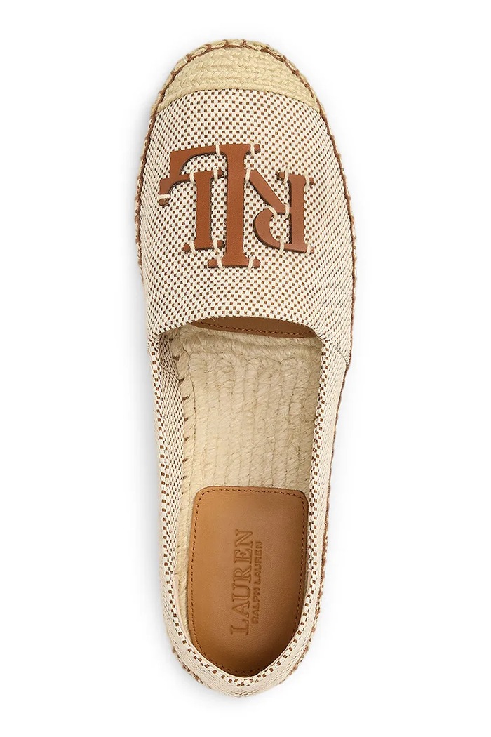 Încălțăminte Lauren Ralph Lauren espadrile pentru femei Cameryn Logo 802P09065002.250 maro