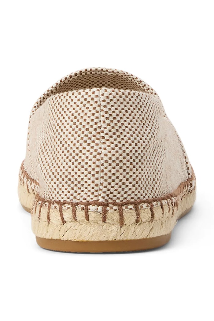 Lauren Ralph Lauren espadrile pentru femei Cameryn Logo maro 802P09065002.250