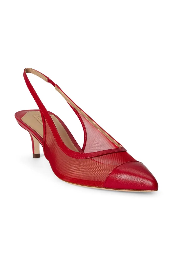 Lauren Ralph Lauren lodičky Lolah Cp Toe 802P13279003.600 červená SS26