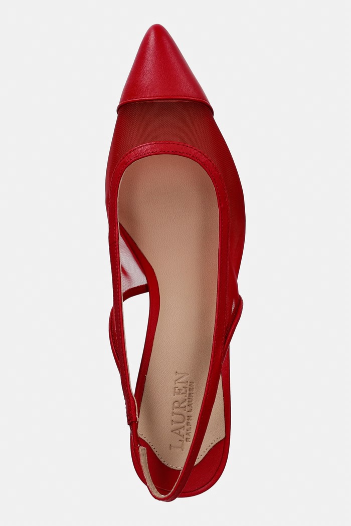 Lauren Ralph Lauren Токчета Lolah Cp Toe червен 802P13279003.600