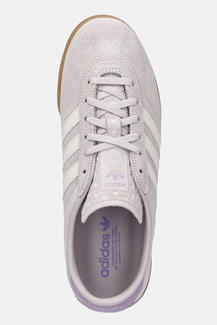 adidas Originals Gazelle Lo Pro sneakersy damskie zamszowe fioletowy IH6942