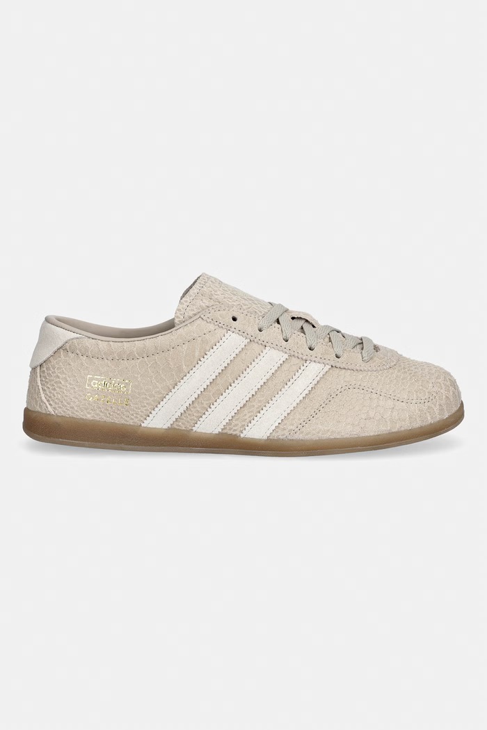 adidas Originals Gazelle Lo Pro sneakersy damskie zamszowe KI3579 beżowy SS26