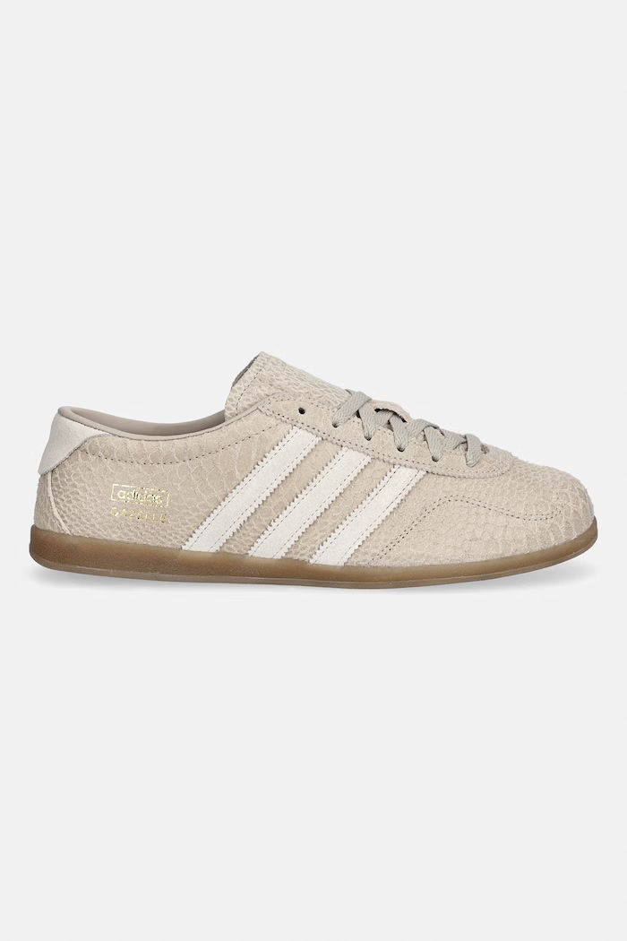 adidas Originals Gazelle Lo Pro sneakersy damskie zamszowe KI3579 beżowy SS26
