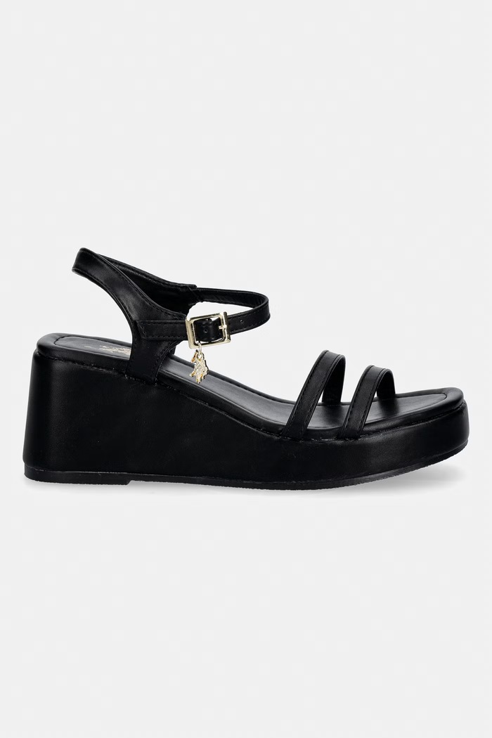 U.S. Polo Assn. sandały MILLY002 MILLY002W.6Y1 czarny SS26
