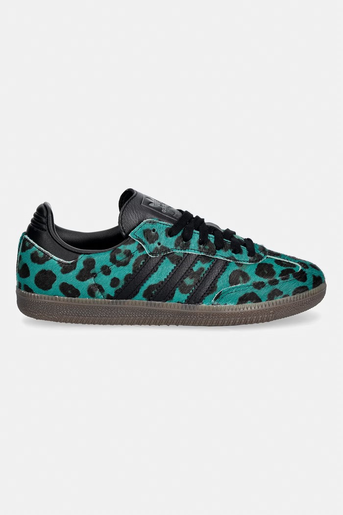 adidas Originals Samba Og sneakersy damskie skórzane HQ9374 zielony SS26
