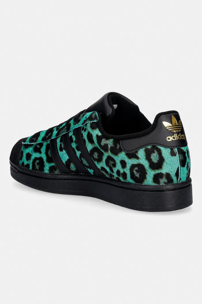 Obuwie adidas Originals Superstar II sneakersy damskie skórzane IH1636 zielony