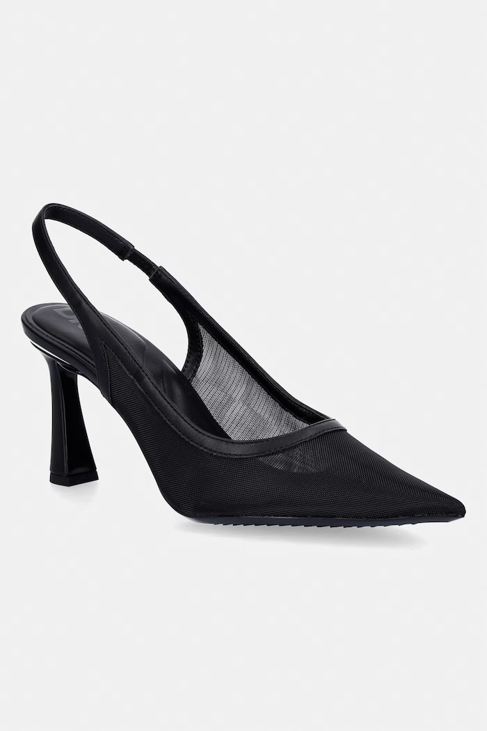 Dkny pantofi cu toc Cierra calcai expus negru K2600313.BLK