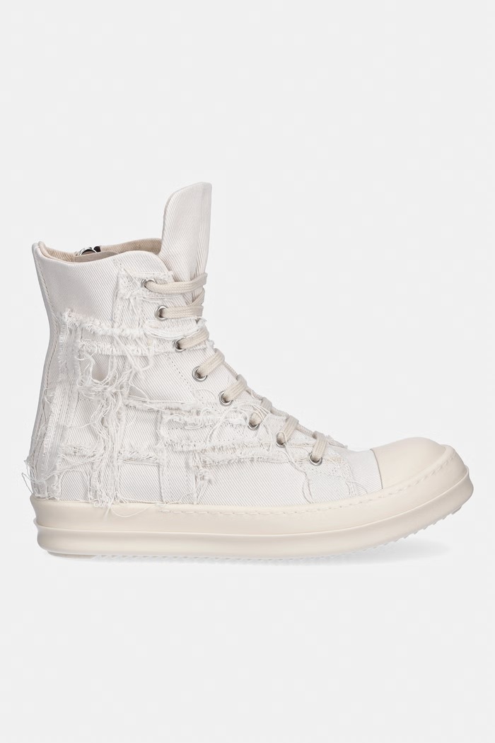 Rick Owens DRKSHDW Denim pentru femei ridicat DS01F4800.SLASH bej SS26