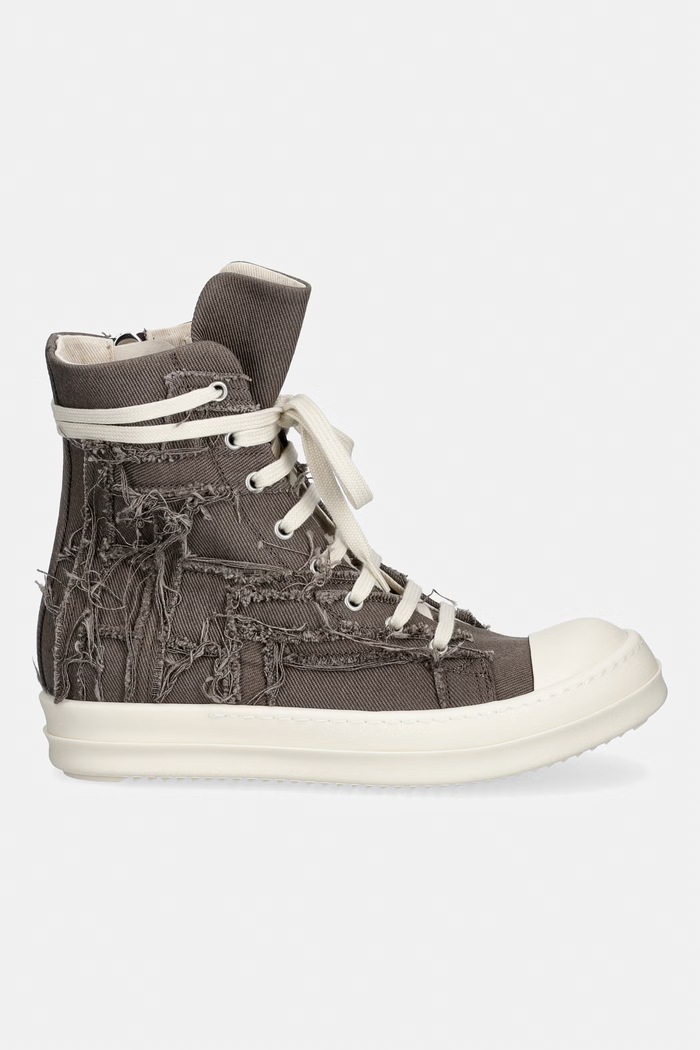 Rick Owens DRKSHDW Denim dámske vysoké DS01F4800.SLASH hnedá SS26