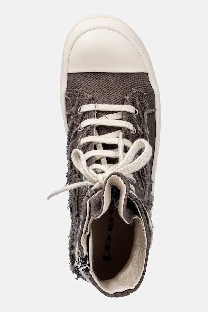 Rick Owens DRKSHDW Denim dámske vysoké hnedá DS01F4800.SLASH