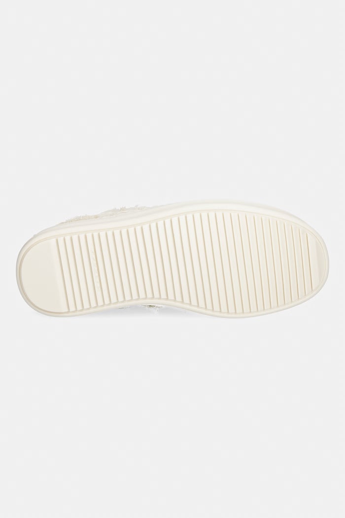 Rick Owens DRKSHDW Denim Low teniși înalți pentru femei scăzuti DS01F4802.SLASH bej