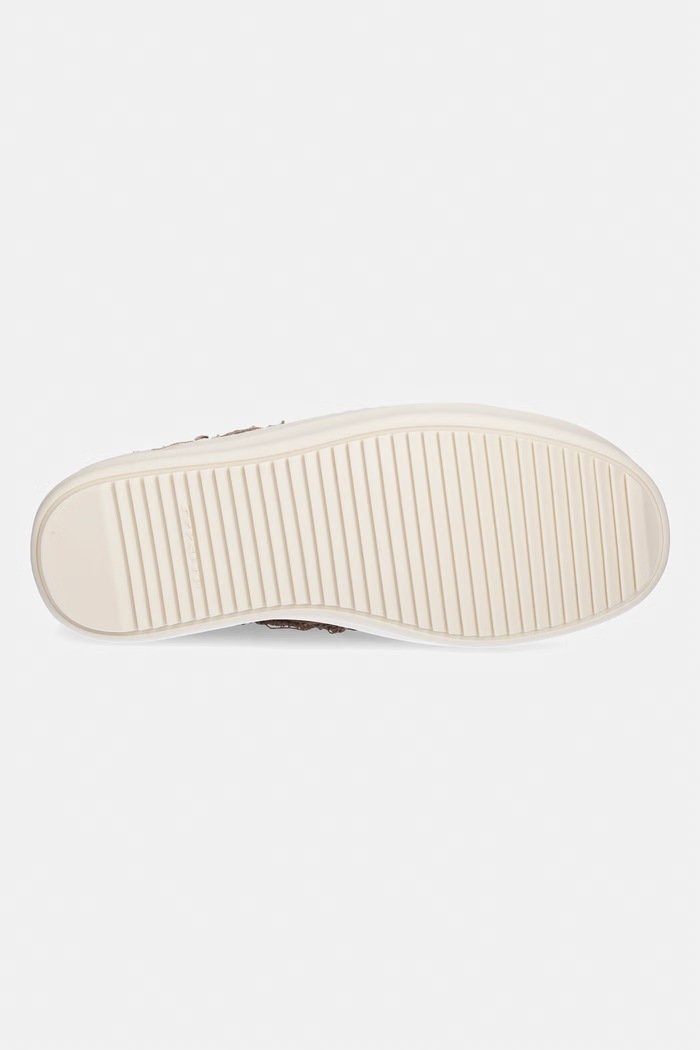 Rick Owens DRKSHDW Denim Low teniși înalți pentru femei scăzuți DS01F4802.SLASH bej