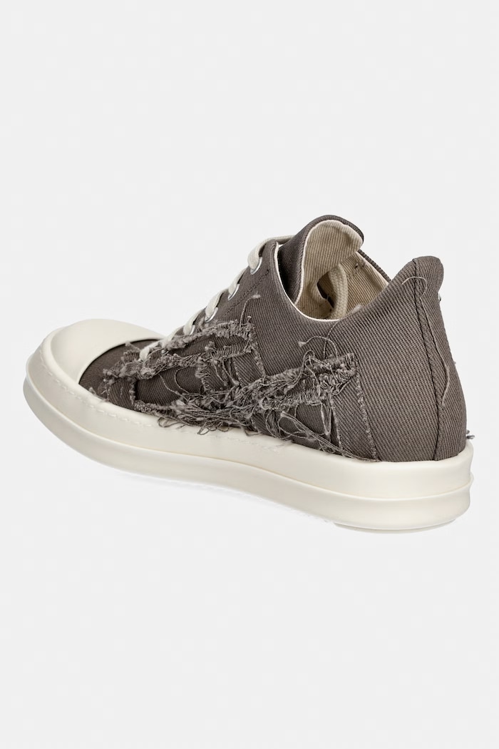 Обувки Rick Owens DRKSHDW Denim Low високи кецове дамски ниски DS01F4802.SLASH кафяв