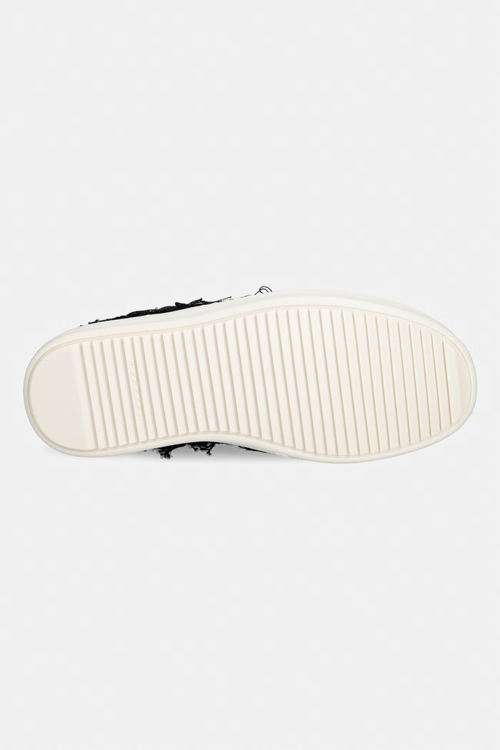 Rick Owens DRKSHDW Denim Low високи кецове дамски ниски DS01F4802.SLASH черен