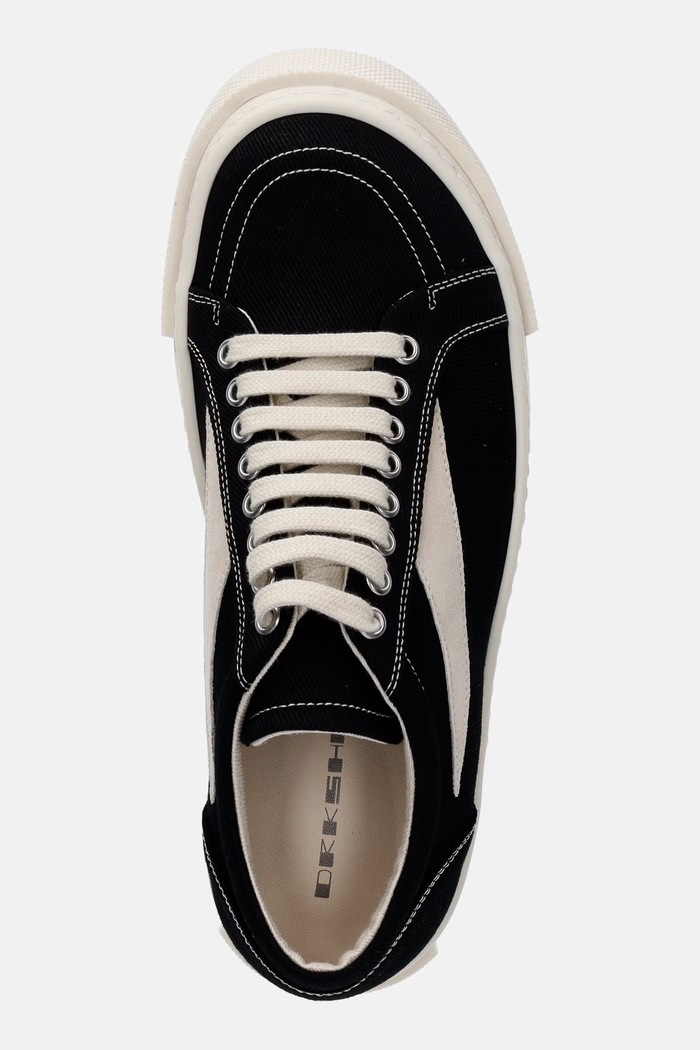 Rick Owens DRKSHDW Denim Vintage Sneakers Women's Low black DS01F4803.DOLVH4