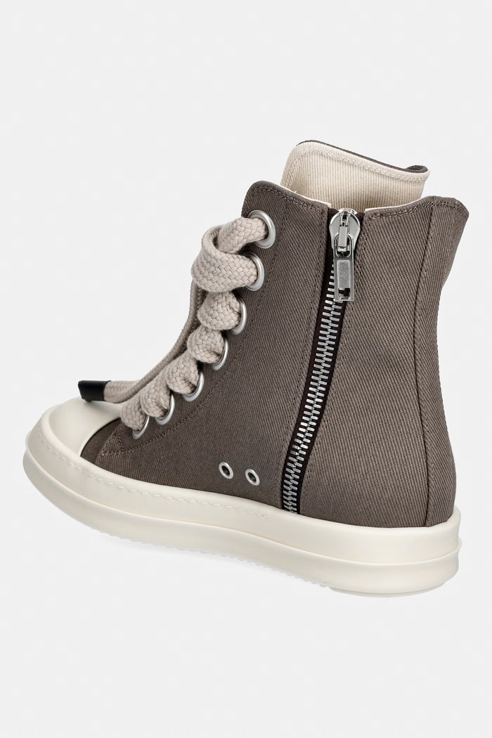 Обувки Rick Owens DRKSHDW високи кецове дамски високи DS01F4818.DOW2 кафяв