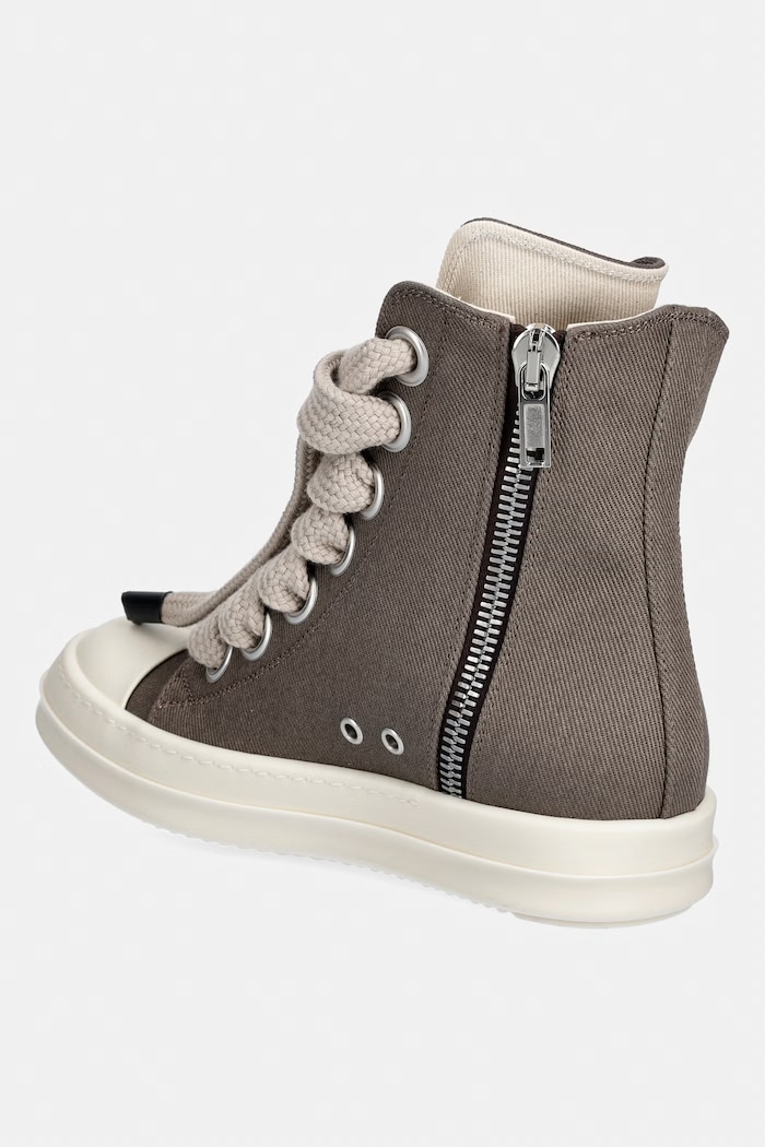 Обувки Rick Owens DRKSHDW високи кецове дамски високи DS01F4818.DOW2 кафяв