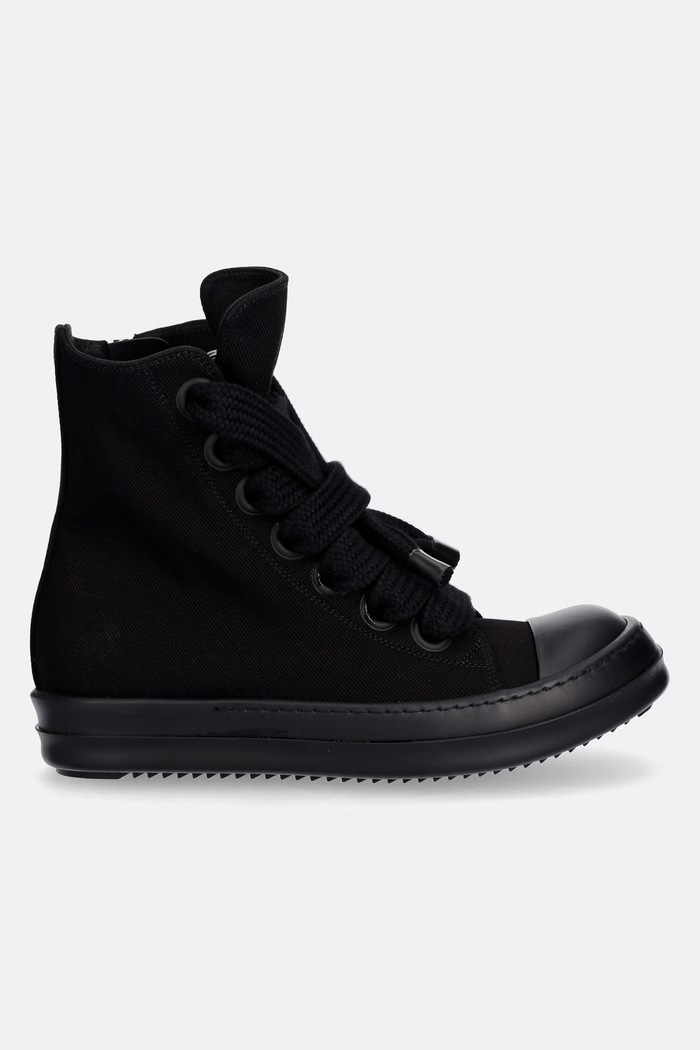 Rick Owens DRKSHDW teniși înalți pentru femei ridicați DS01F4818.DOW2 negru SS26