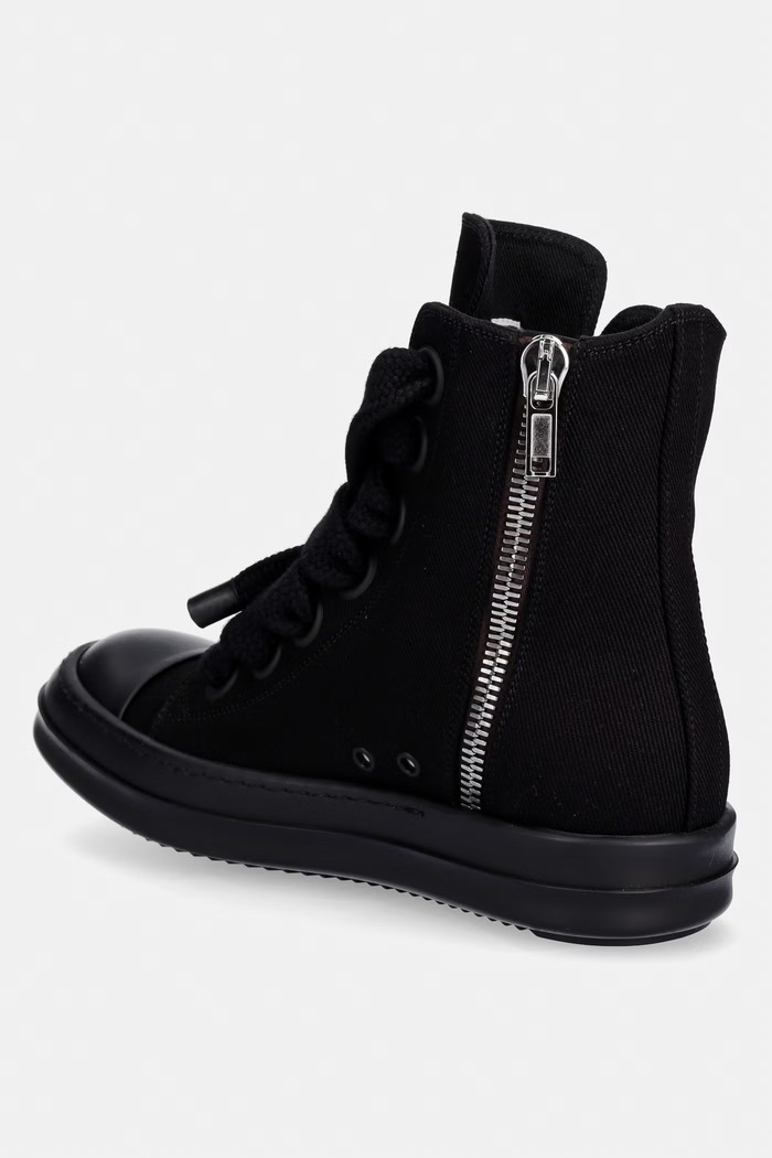 Încălțăminte Rick Owens DRKSHDW teniși înalți pentru femei ridicați DS01F4818.DOW2 negru