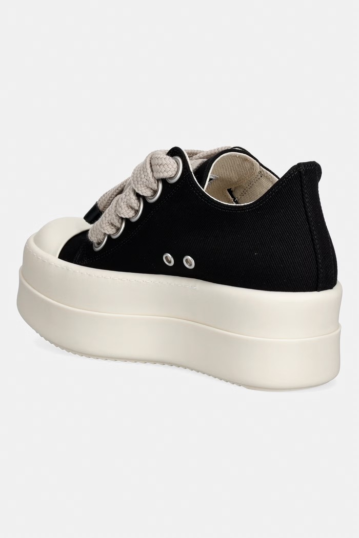 Shoes Rick Owens DRKSHDW Mega Bumper Jumbolace Low women's sneakers DS01F4851.DOW2 black